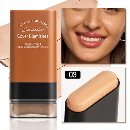 🔥Buy 2 Get 1 FREE✨2025 Instant Concealing Foundation Stick with Built-in Brush