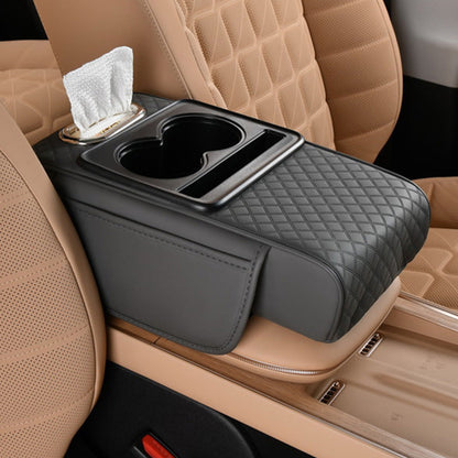 Multifunctional Car Armrest Cushion with Integrated Booster