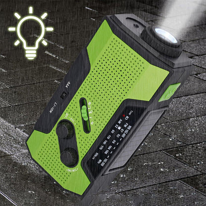 Multifunctional Outdoor Solar Emergency Hand Crank Radio