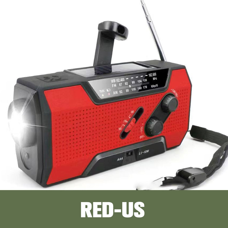 Multifunctional Outdoor Solar Emergency Hand Crank Radio