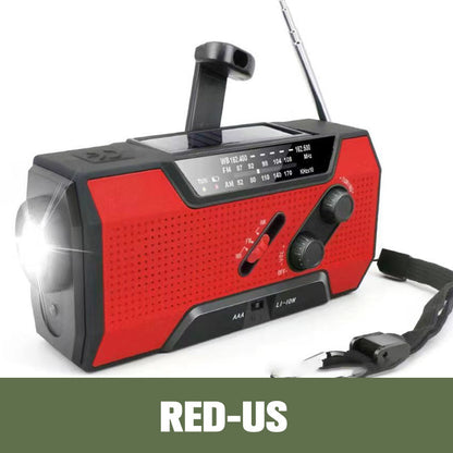 Multifunctional Outdoor Solar Emergency Hand Crank Radio