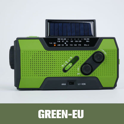 Multifunctional Outdoor Solar Emergency Hand Crank Radio