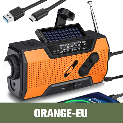 Multifunctional Outdoor Solar Emergency Hand Crank Radio