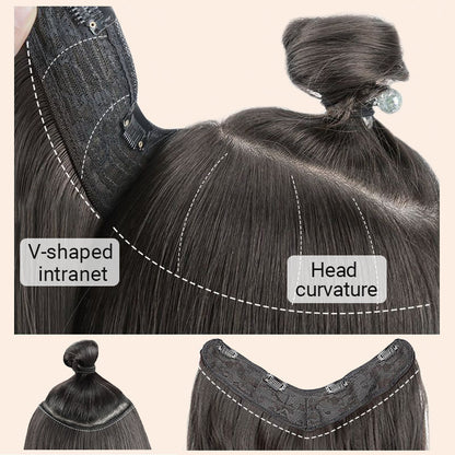 🎅Xmas Specials🎄Clip in U-Shaped Hair Extension Hairpiece for Women