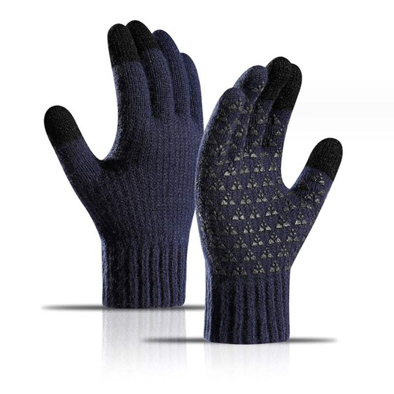 USB Heated Knit Gloves - Touch Screen Friendly