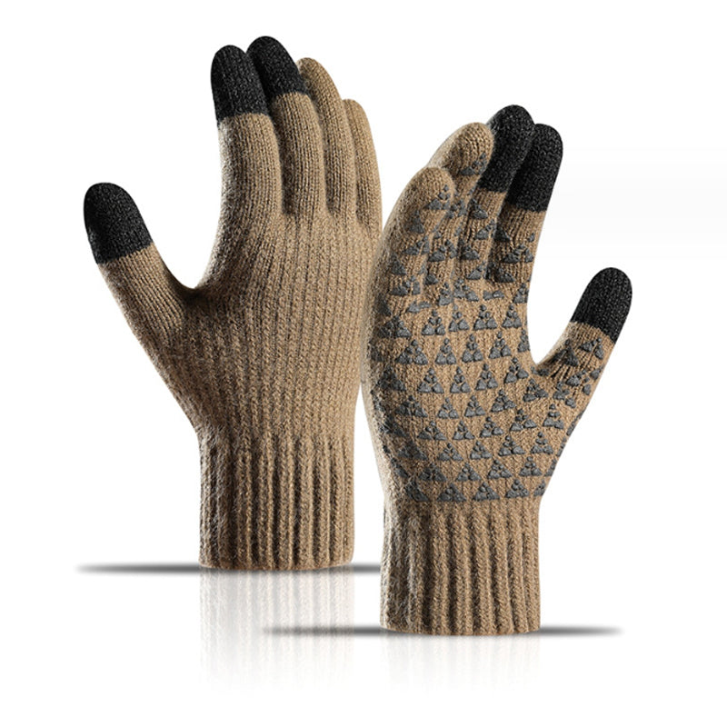 USB Heated Knit Gloves - Touch Screen Friendly