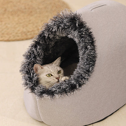 💥40% OFF 🐾OFFWinter Warm Pet Cave Bed