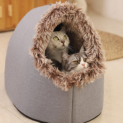 💥40% OFF 🐾OFFWinter Warm Pet Cave Bed