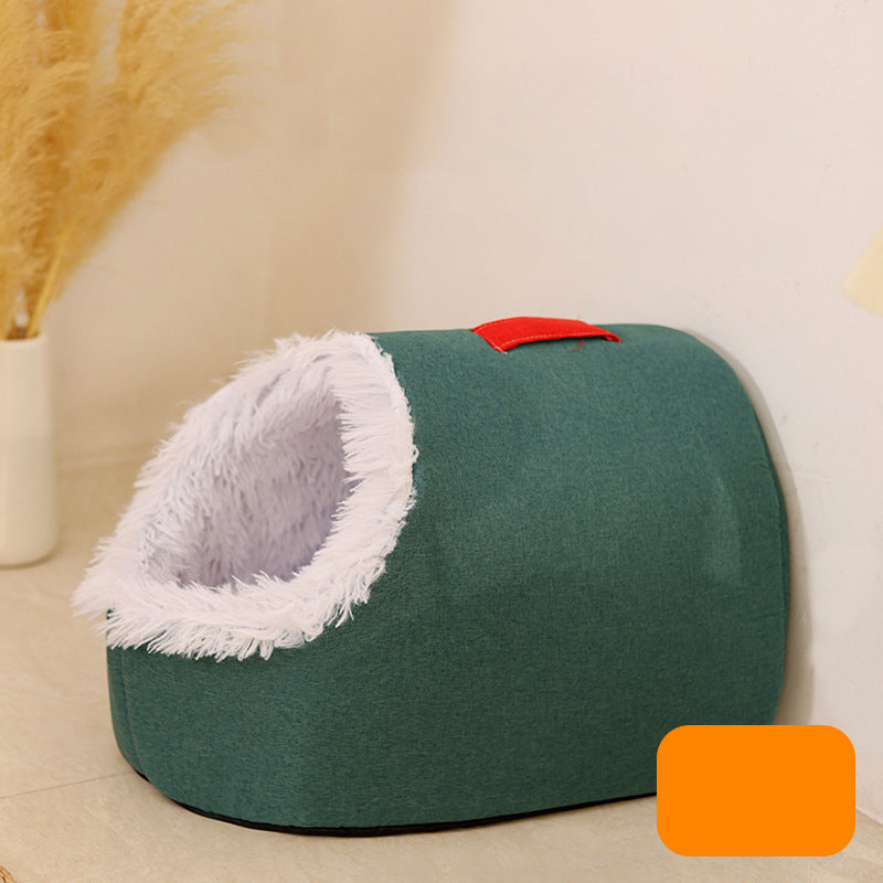 💥40% OFF 🐾OFFWinter Warm Pet Cave Bed