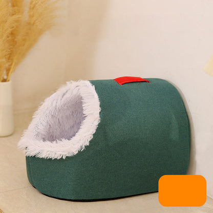 💥40% OFF 🐾OFFWinter Warm Pet Cave Bed