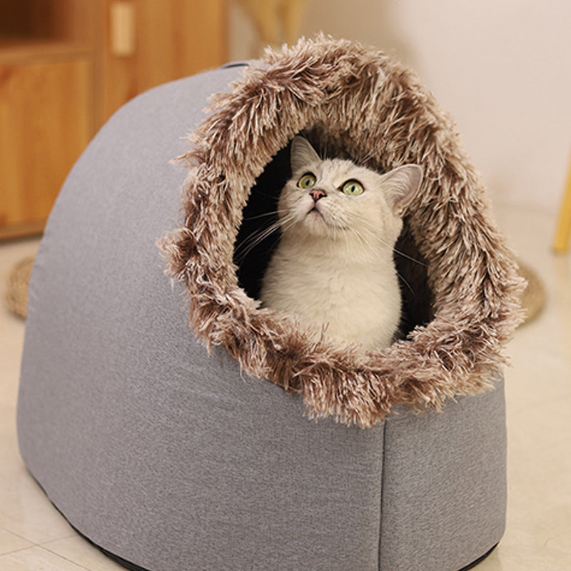 💥40% OFF 🐾OFFWinter Warm Pet Cave Bed