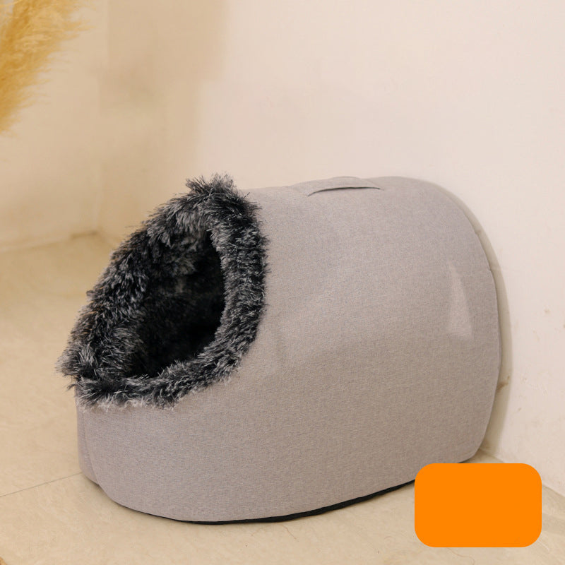 💥40% OFF 🐾OFFWinter Warm Pet Cave Bed