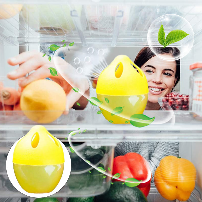 Lemon-Shaped Refrigerator Deodorizer