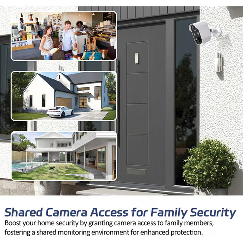 Wireless 1080P Outdoor WiFi Home Security Camera